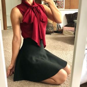 Nasty Gal Button Down Chiffon Blouse